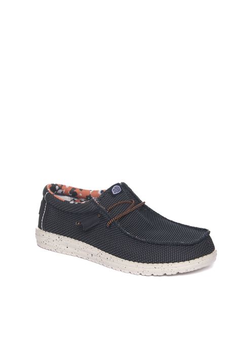 sneaker wally sox blu navy HEY DUDE | 40019WALLY-BLMT